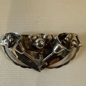 Vintage Sterling Silver Cala Lily Brooch